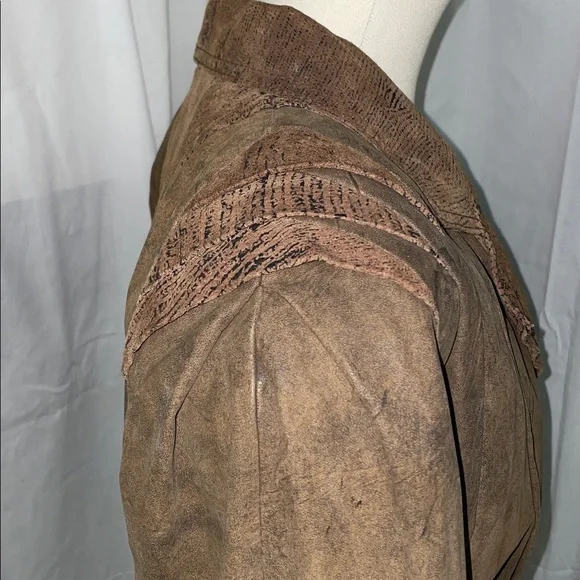 Vintage Global Identity G-III Leather Fashions Jacket. Brown. Bolero Style. Sz M - Picture 6 of 16